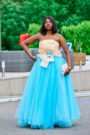 Robe Femme Bleu Nuit Chic Grande Taille | TheGlamStyle