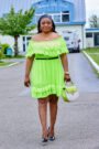 Robe Vert Citron | TheGlamStyle